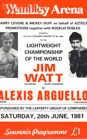 Jim Watt vs Alexis Arguello